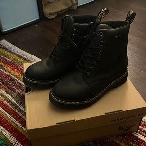 Black all weather proof doc martens